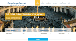 Desktop Screenshot of cheapeuropetours.net